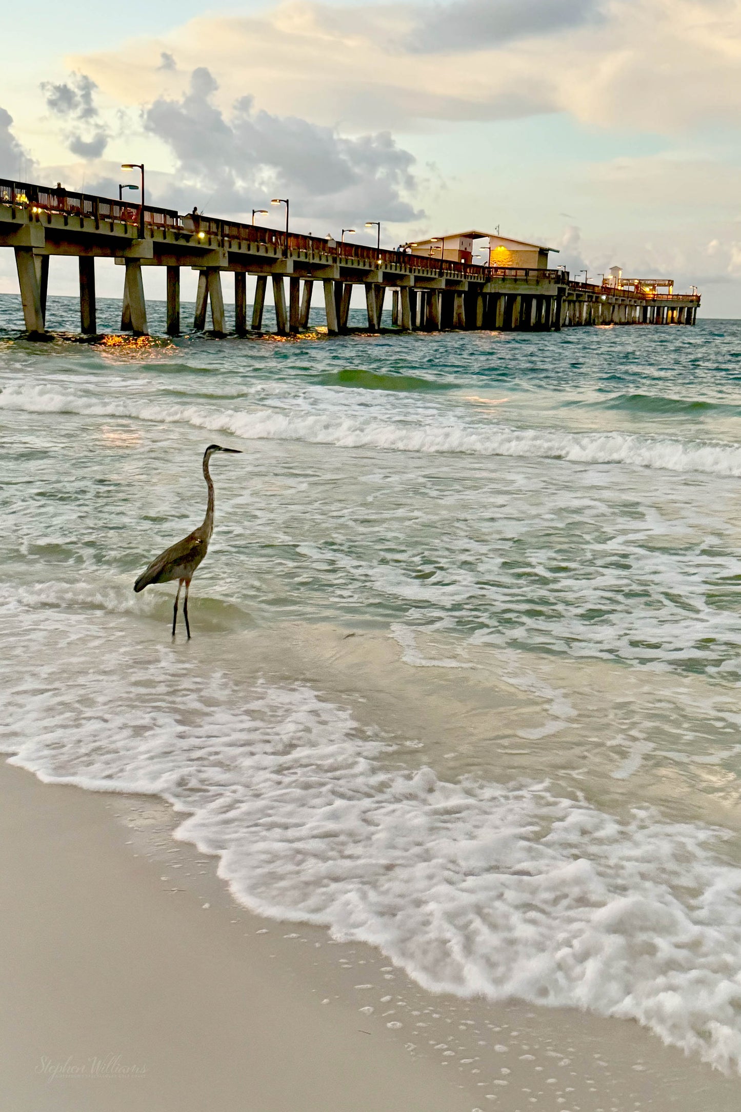 STRUCTURES - Gulf State Park Fishing and Sightseeing Pier between Gulf Shores AL and Orange Beach AL